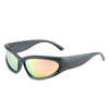 Sunglasses suitable for men and women, fashionable street bike for cycling, glasses, punk style