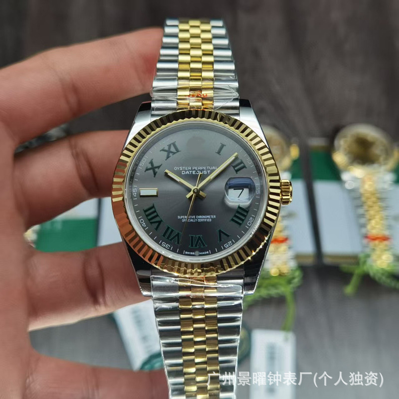 Direct sales from the manufacturer: VS Factory Datejust series fully automatic waterproof men's watch, Clean Daytona Green Submariner mechanical watch Direct sales from the manufacturer: VS Factory Datejust series fully automatic waterproof men's watch, Clean Daytona Green Submariner mechanical watch