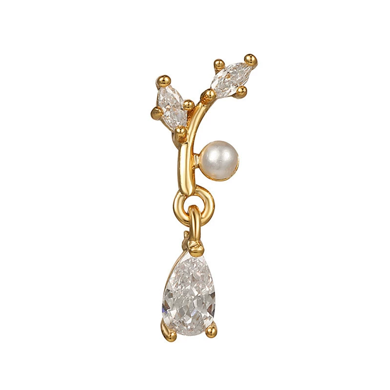 Серебряные серьги, европейский стиль «light-luxury», простой элегантный дизайн, 4 × 3 × 1 см