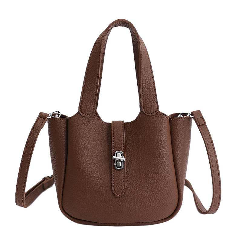 Bolso para mujeres 2026 venta caliente nuevo nicho coreano bolso de cubo portátil de textura alta moda lujosa bolsa de mochila