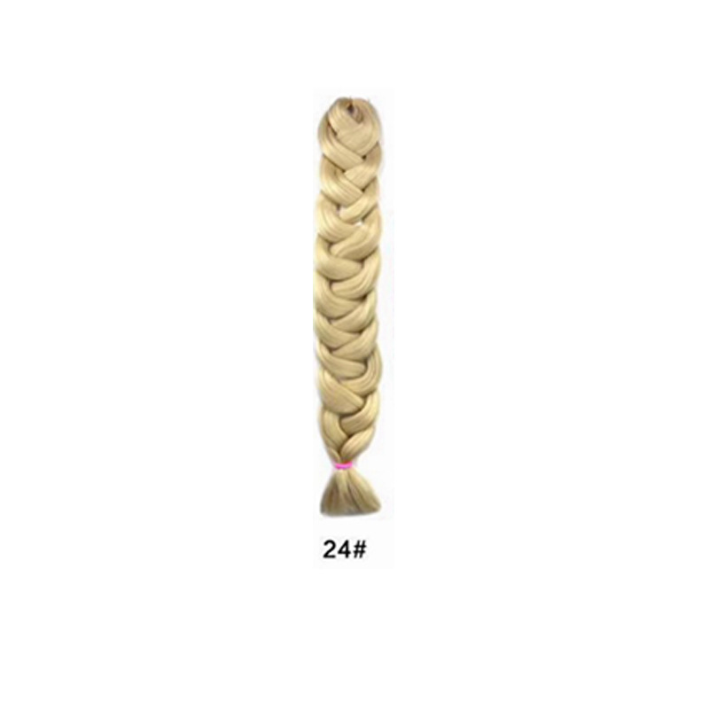 165g Fibra química Jacques Trenza grande Jumbo Outre Braid Hair Peluca Trenza sucia africana Trenza torcida
