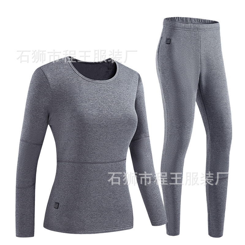 男女28区電気加熱保温下着カップルセット防寒全身発熱服加熱カップル|undefined