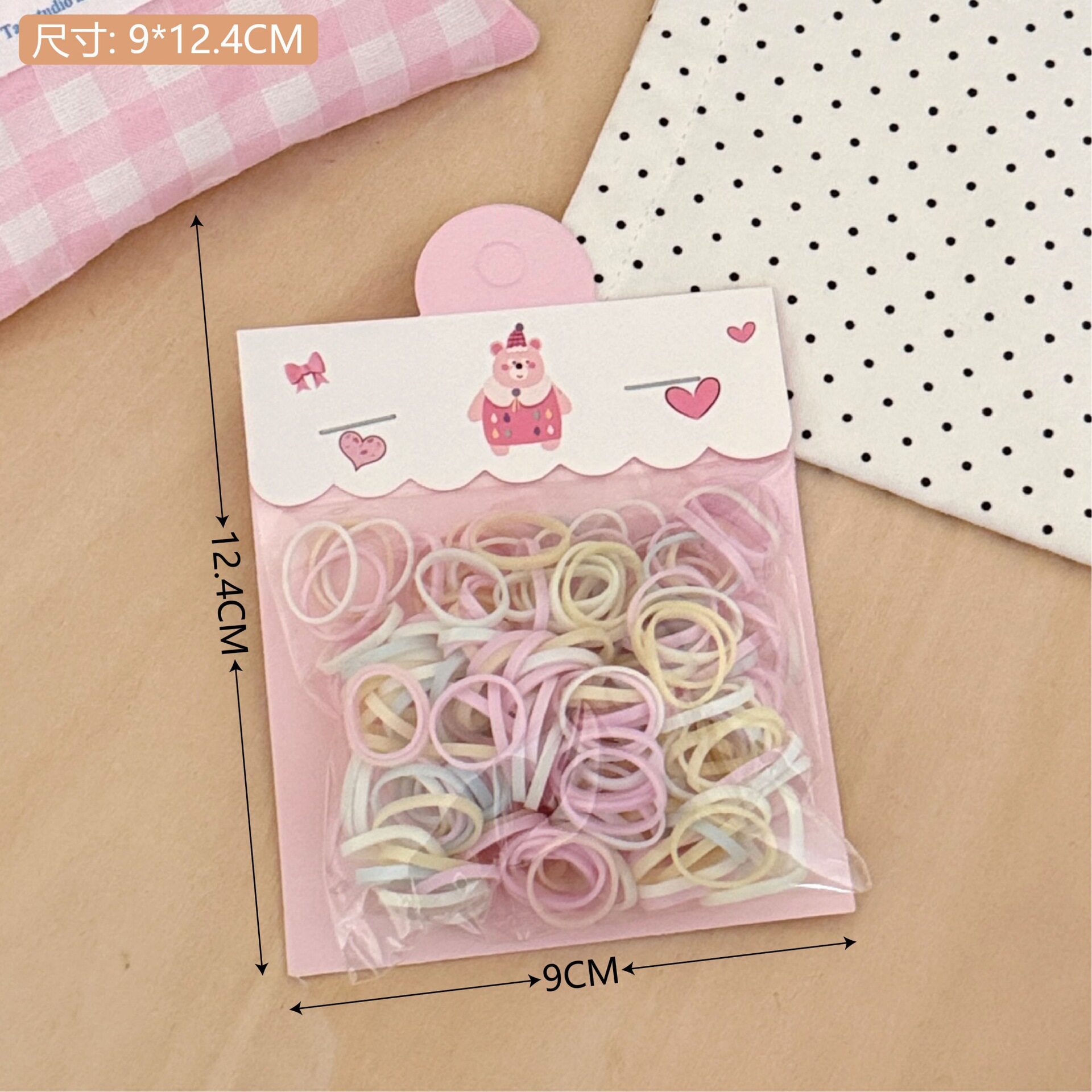 Ligas Elásticas Desechables para Cabello de TPR, Alta Elasticidad, para Niños y Mujeres