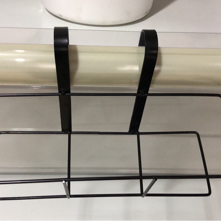 铁讲台架挂钩黑色耐用讲台架鲜花店会议展示架