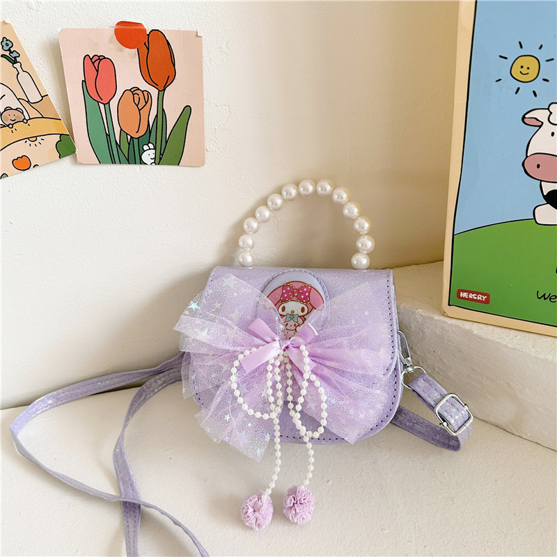 Luz intermitente, bolso de mano Kulomi, bolso de mochila para niños, princesa Melody, bolso de hombro para chicas lindas.