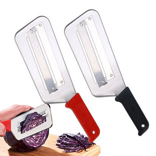 Stainless steel paring knife double-edged planer multi-functional package vegetable planer kitchen knife shredded sugarcane knife rubber handle slicing planer knife