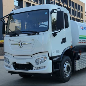 Dongfeng Tianjin pure electric large-scale road dust, leaf, sand and gravel cleaning 18-ton pure electric green license plate road sweeper