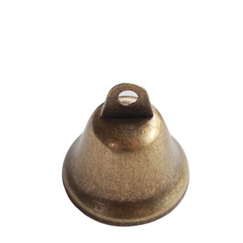 3.8cm ancient bronze thickened opening bell temple diy wind chime pendant jewelry accessories retro horn bell bell