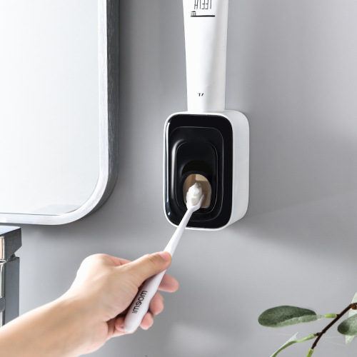 Bathroom sink stand household wall-mounted hole-free toothpaste squeezer holder fully automatic toothpaste squeezer