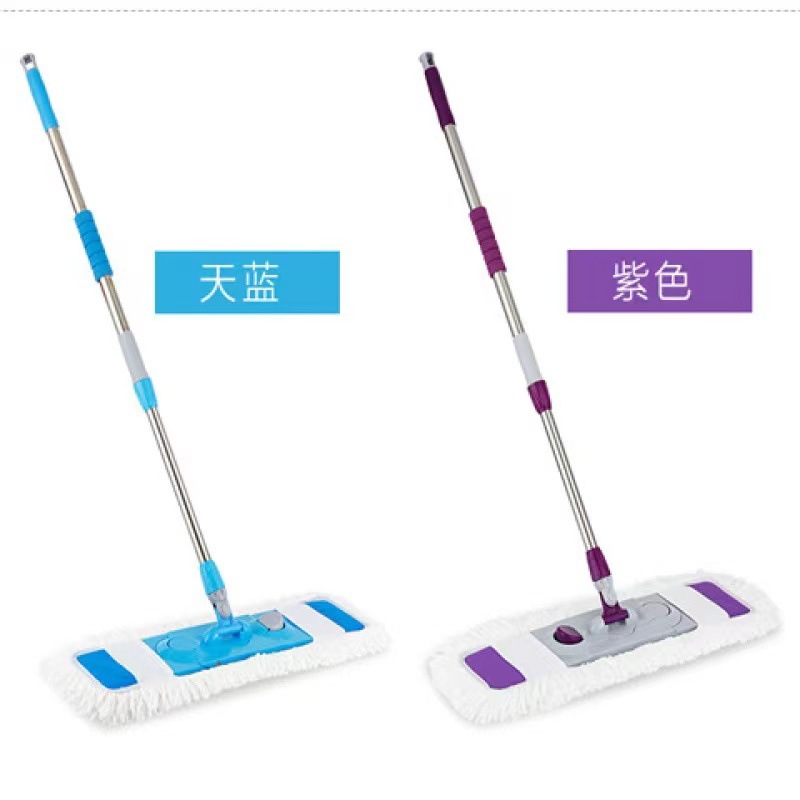 Piso grande empuje piso de limpieza de acero inoxidable Hotel fregona plana fábrica al por mayor