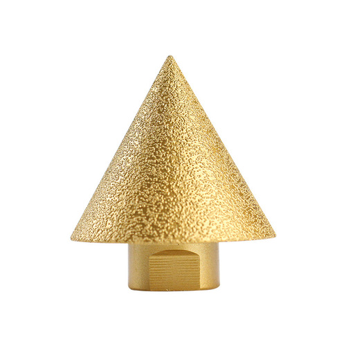 Diamond chamfer, enlarging, grinding and trimming drill bit, hole opener, marble tile, glass conical drill and grinding head