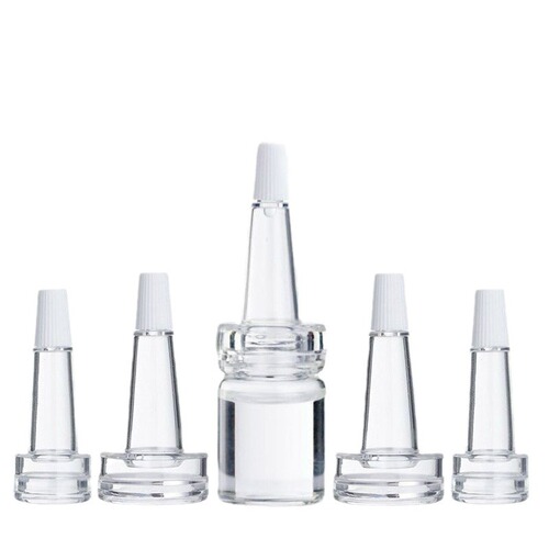 Factory 13-tooth 20-tooth lyophilized powder speaker head high transparency odorless Linoleum glass ampoule blow plastic cosmetic dropper