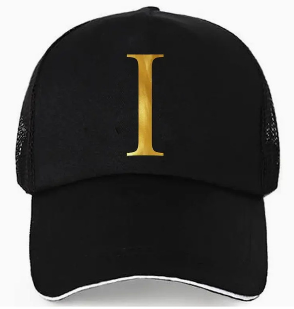English Letter Trucker Cap 26英文字母印花棒球帽男女情侣网帽|undefined