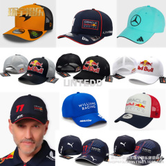 跨境鸭舌帽子RedBull红牛高品赛车汽车帽鸭舌帽硬顶夏季棒球帽新