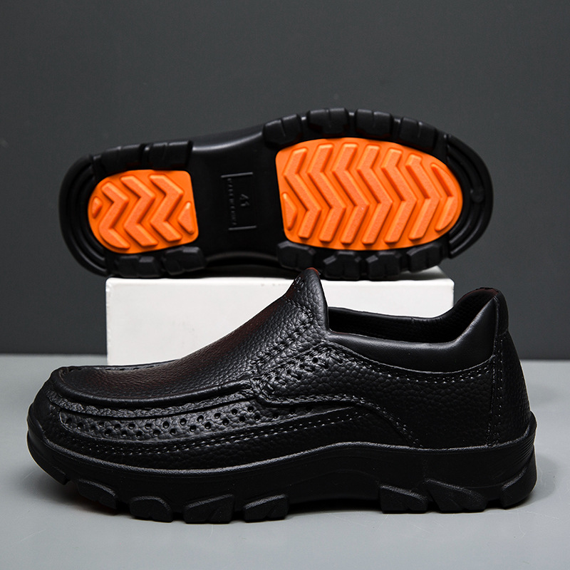 Men's EVA With Non-Slip Wear-Resistant Soles, Top Quality Casual Slip-On Shoes For Chefs, Restaurant Staff, And Cleaning Workers_voghion.com