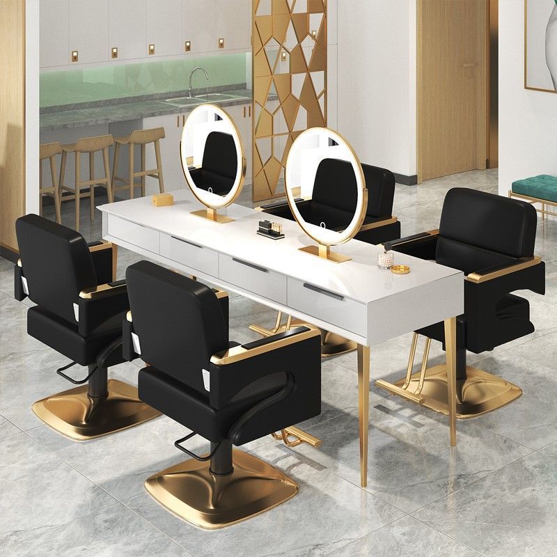 Barbería red salón especial silla de corte de pelo silla de corte de pelo red salón de peluquería silla de elevación