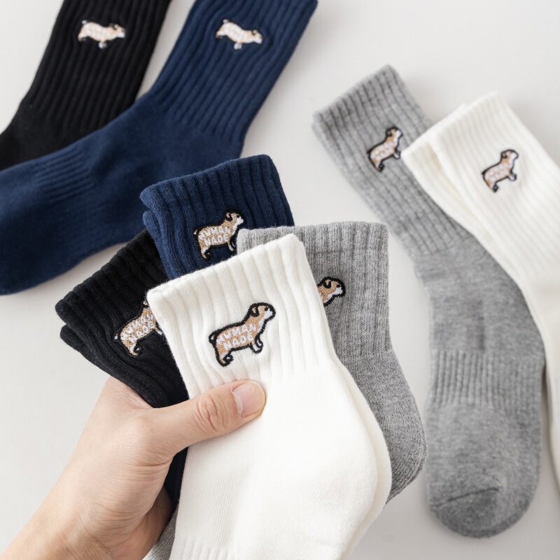 cityboy socks trendy Japanese long mid-high top Terry men's and women's socks European and American tone sheep towel bottom Sports