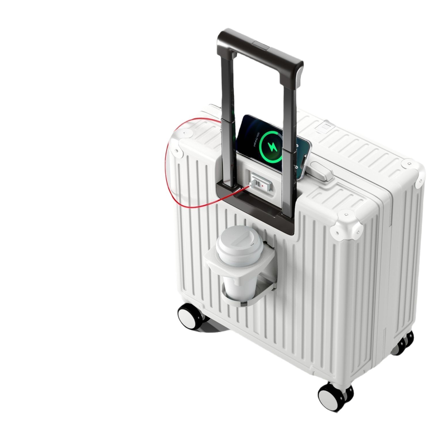 18 caja de maleta de embarque 20 nueva caja de palanca de tracción caja de viaje de palanca de tracción caja de cifrado portátil pequeño