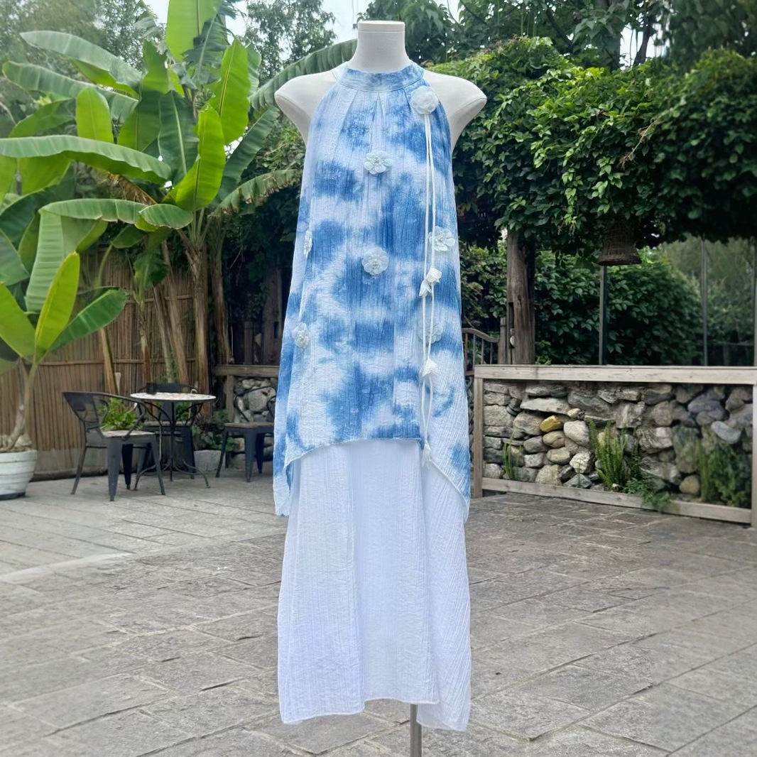Genuine blue dress from Yunnan province