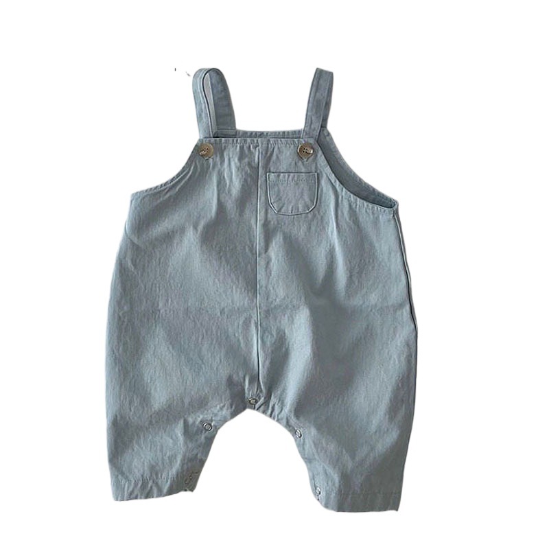 Estilo coreano verano ins nuevo bebé suspender pantalones infantil pantalones niños y niñas bebé lindo casual suspender Pantalones