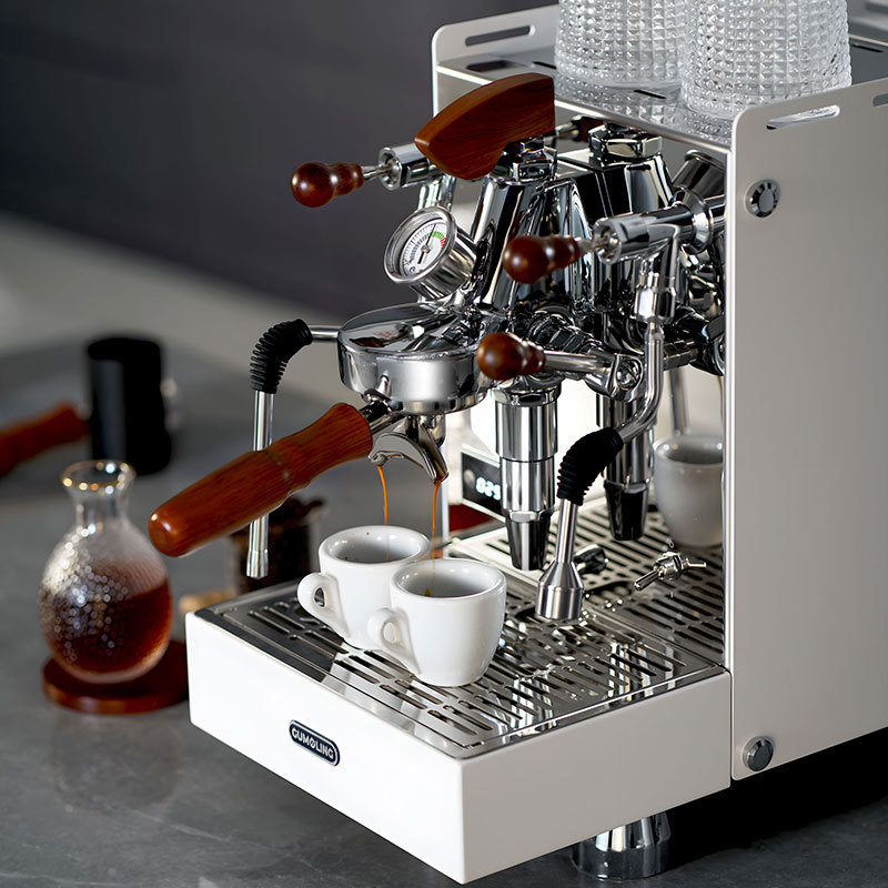 6010 máquina de café italiana semiautomática doméstica comercial de vapor de leche burbuja E61 cabeza de infusión de presión