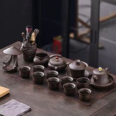 原鉱紫砂茶器セット家庭用陶磁器の工夫茶器はお茶のティーポットを入れます。