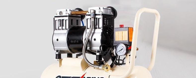 Air pump, air compressor, small high-pressure air compressor, oil-free silent air pump, 220V air pump for woodworking