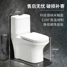 家用抽水马桶坐便器小户型虹吸座便器防臭节水静音坐厕卫生间卫浴