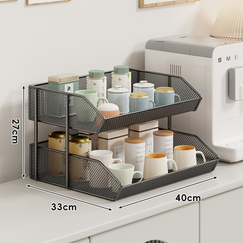 Estante Organizador de Escritorio Multicapa para Escritorio y Cocina