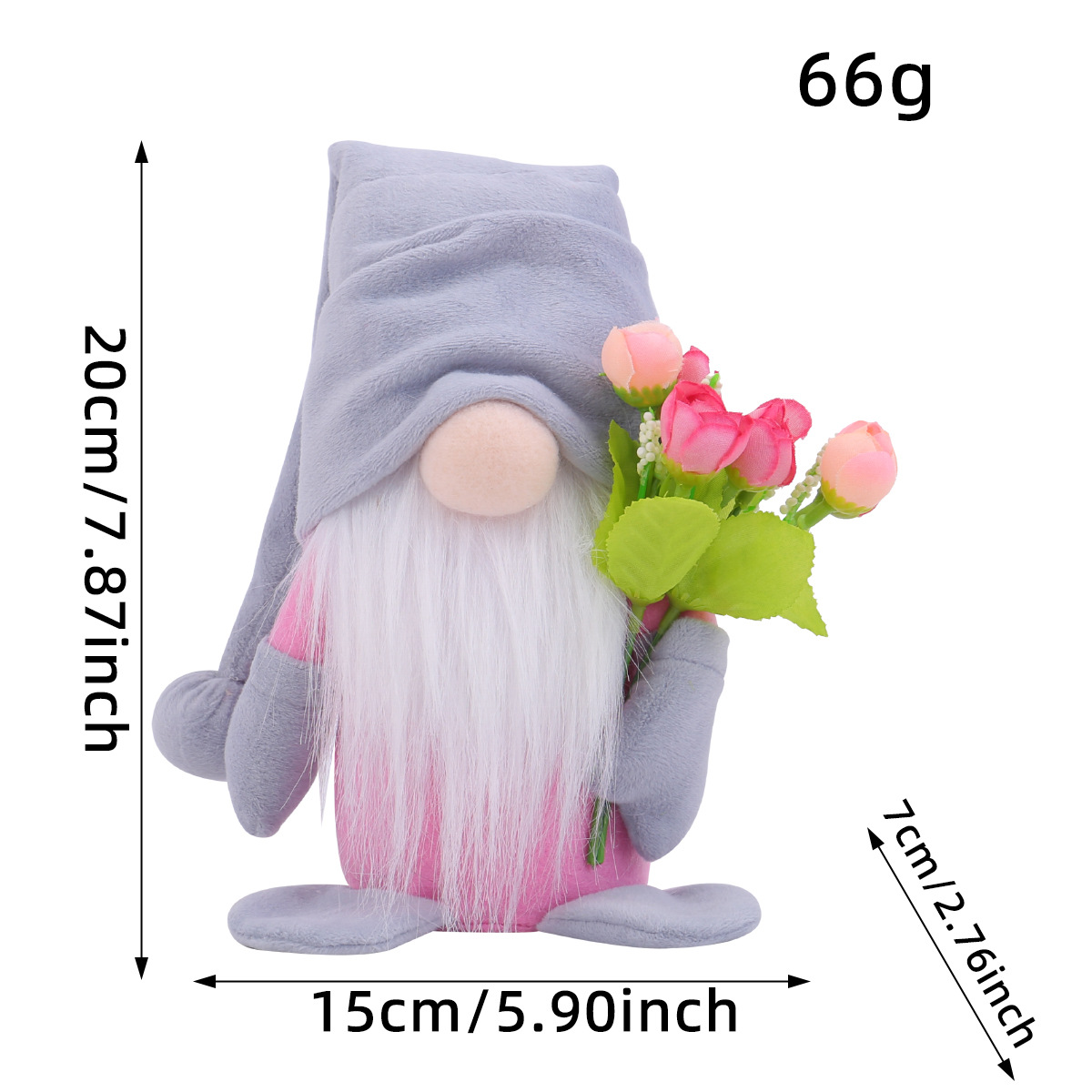 Nuevo tulipán transfronterizo Rudolf Día DE LA Madre Día de San Valentín muñeca mamá regalo de cumpleaños decoración de la ventana del hogar