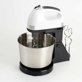 英文出口家用电动台式打蛋器带不锈钢桶搅拌搅蛋机打奶油烘焙蛋糕