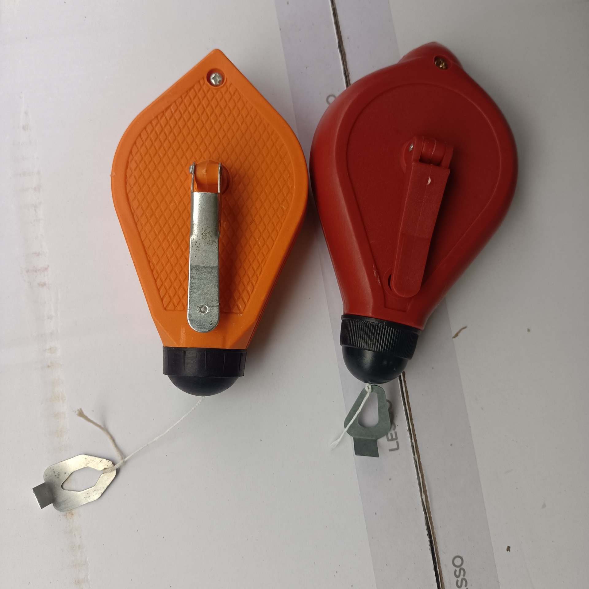 粉末盒 老式加粉墨斗 弹线盒划线器 吊线盒 塑料墨斗 红粉白粉盒