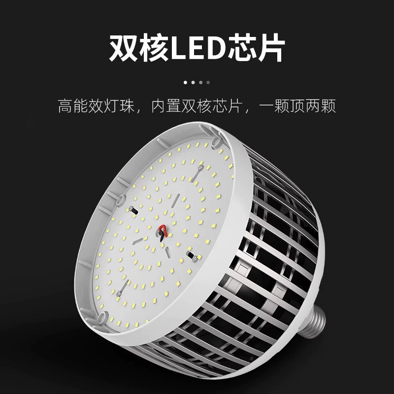 LED энергосберегающая лампа, суперяркая индустриальная лампа RV, светильники, мощность высокая, с цоколем винтовым, 200W