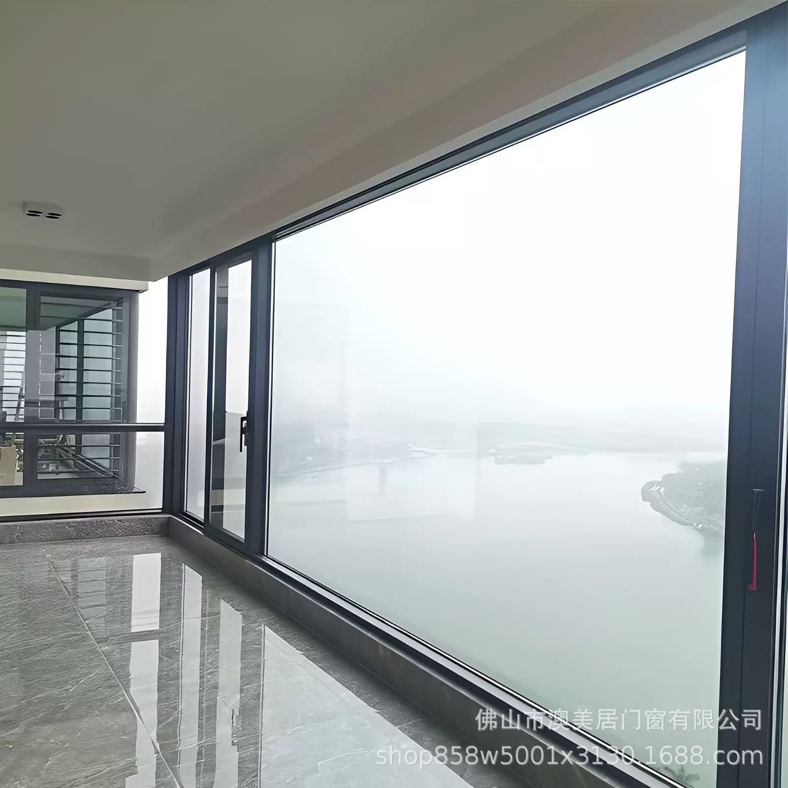 CE认证欧盟标准推拉窗双层玻璃NFRC美标一固一活铝合金测压窗