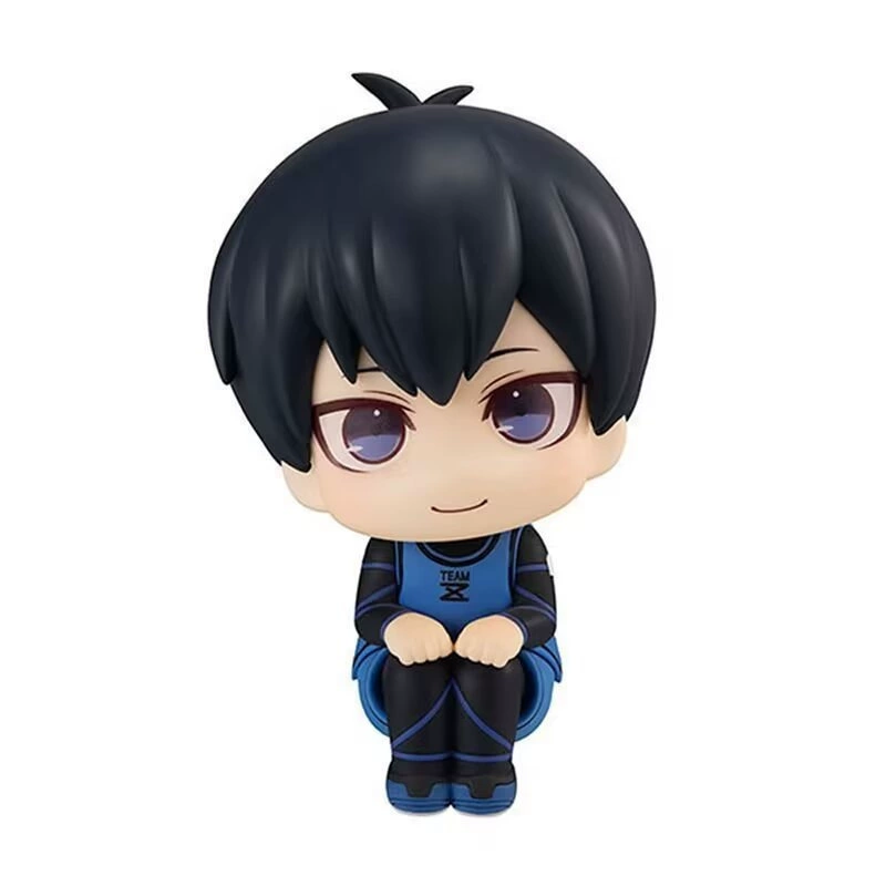 Sitting anime chibi figure, collectible character figures, multiple characters and versions