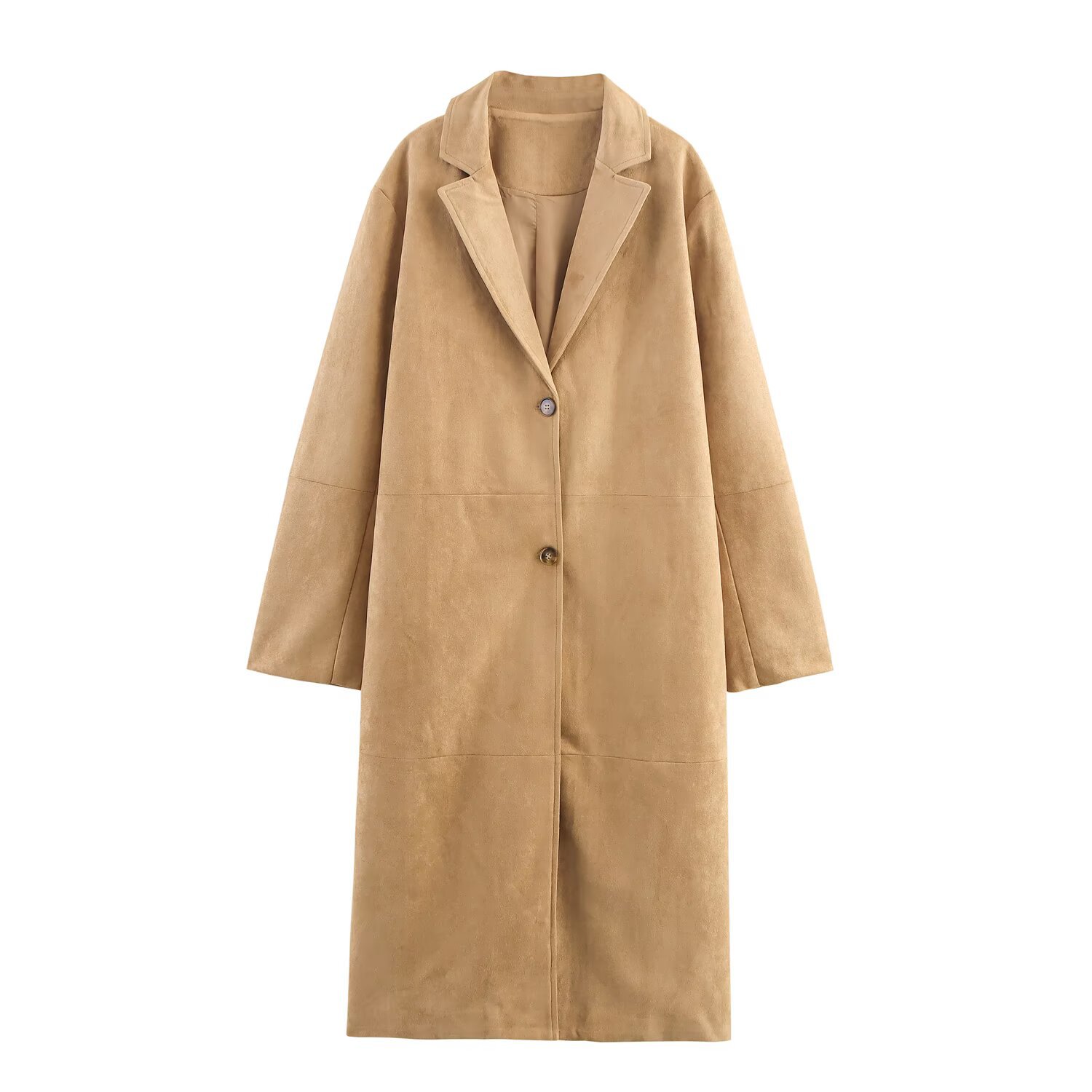 Cross-Border Women's Clothing Wholesale 2025 Autumn and Winter New Women's Suede Fashion Loose Coat Windbreaker Jacket for Women