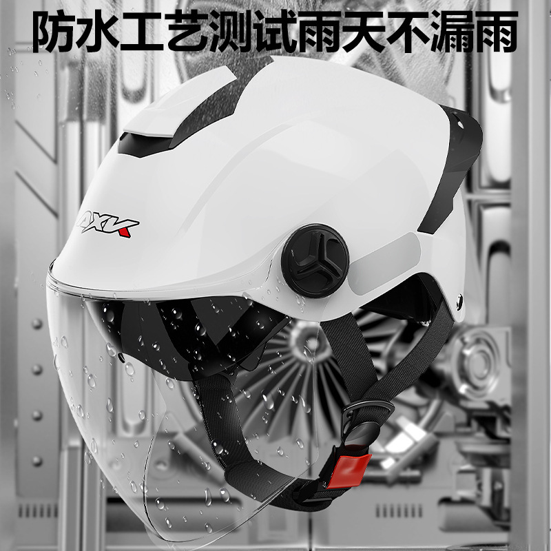 Nuevo casco de motocicleta certificado por 3C para hombres, protección solar, vehículo eléctrico de verano, medio casco, casco universal para mujeres, cuatro estaciones