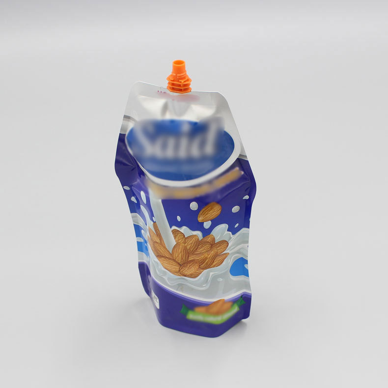 厂家生产自立吸嘴铝箔袋液体袋来图来样定制免费设计混批质量保证