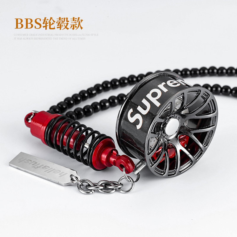 Original de la marca de moda cubo de la rueda del coche colgante del coche TE37BBSAMG modificado cubo de la rueda Del Coche Espejo Retrovisor adornos coche colgante