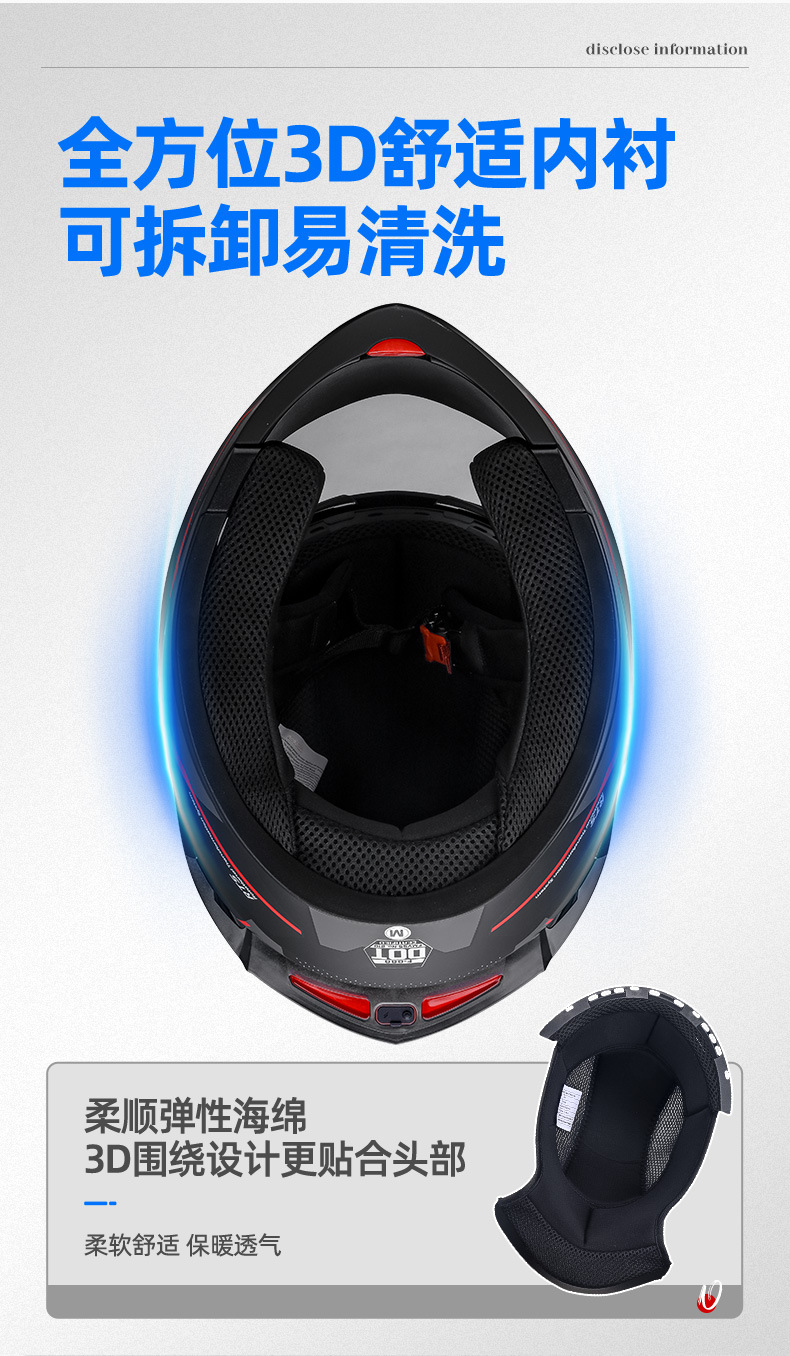 LED tail light motorcycle helmet, unisex open-face helmet for motorcycles and electric vehicles, women's all-season safety helmet