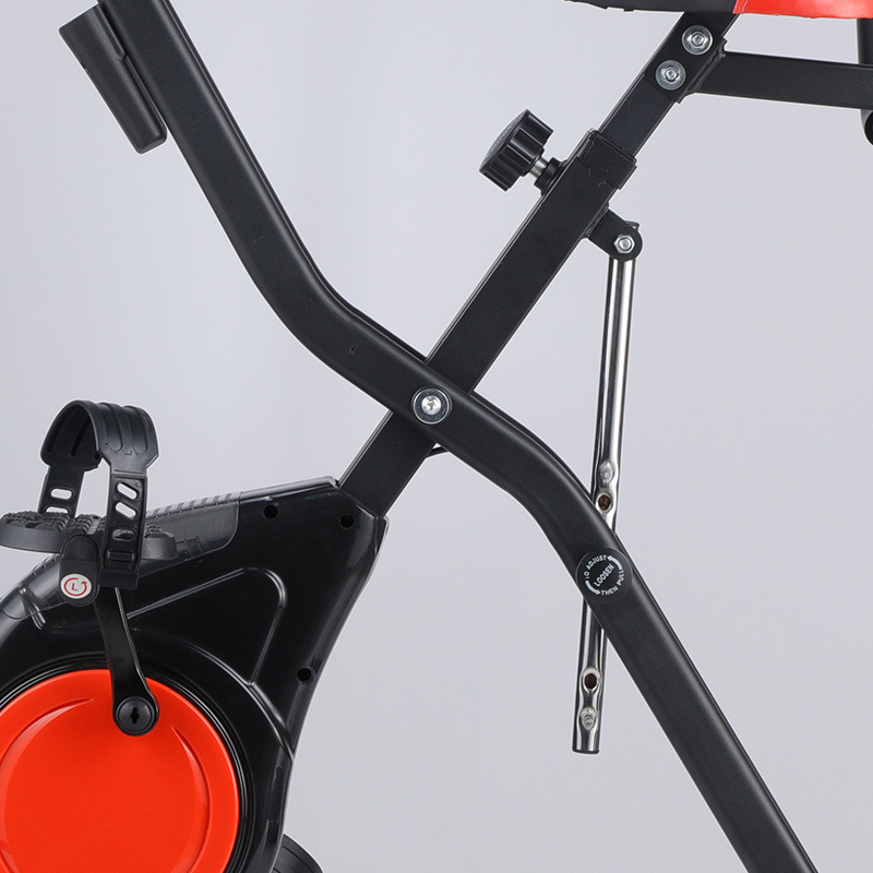 Dispositivo de fitness para interiores en el hogar, bicicleta estática, ejercicio vertical, pérdida de peso, bicicleta estática plegable multifuncional con control magnético