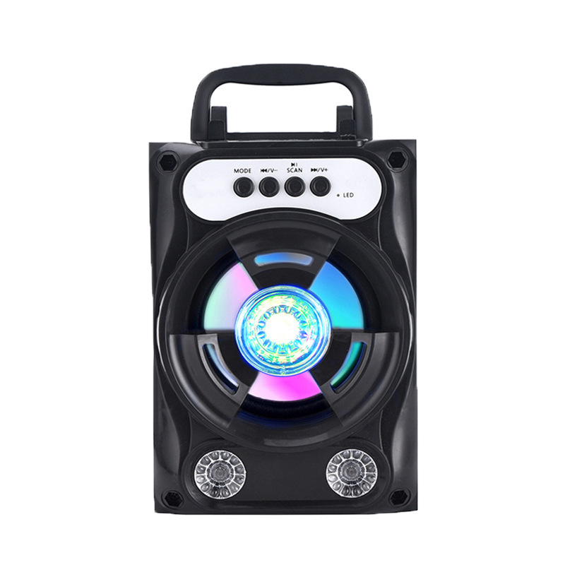 Altavoz Bluetooth portátil Altavoz Bluetooth inalámbrico para el hogar Altavoz Bluetooth con tarjeta para exteriores Altavoz Bluetooth Square Dance