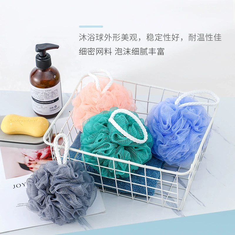 Многофункциональные ванно-спецификации милый solid color Bathing ball Bath flower купальник, ванная цветок купальник шар, оптовая порция пуппинг сетка