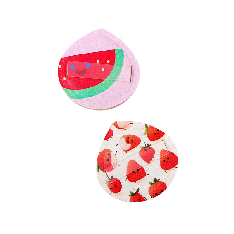 Fábrica de soplo de polvo de malvavisco Serie de frutas personalizada Maquillaje Esponja Cojín de aire Gota de agua Maquillaje de belleza Huevo Herramientas de belleza al por mayor