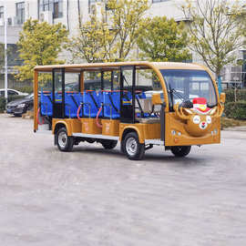四川14座电动观光车图片及价格景区游览观光车多少钱电瓶观光车