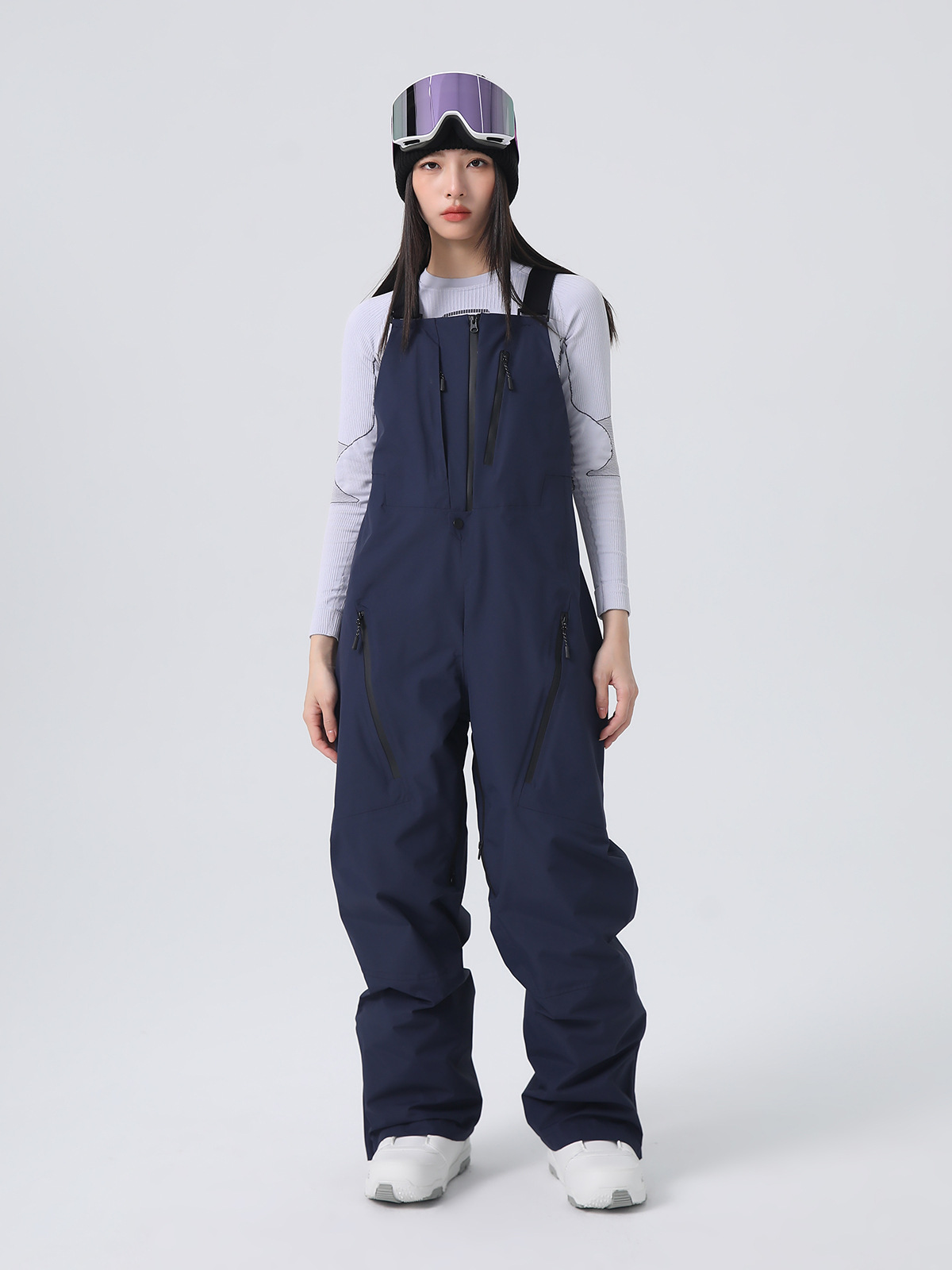 25-26 New Model Searipe Double-Board Snowboarding Overalls Women's Men's 3L Waterproof One-Piece Ski Suit