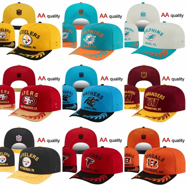 Foreign Trade Cross-Border Wholesale 2025 Model Team Aa High-Quality Adjustable Baseball Cap with 3D Embroidery Hip-Hop Hat