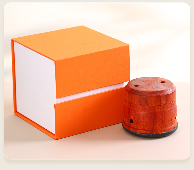 Facial Peach Blossom Moxa Jar Bian Stone Moxibustion Tool Portable Single Hole for Home Spa Massage Gua Sha details