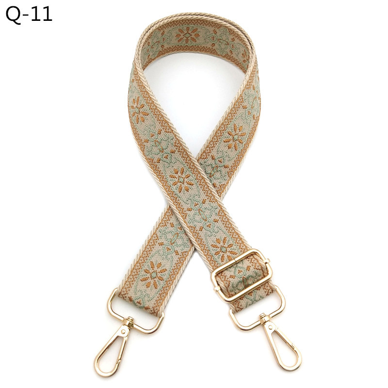 82g Weight Bag Strap Bag Accessories Type Spring Ring Trigger Clasp Closure Clasp Closure Type 1 Piece Quantity Casual, Daily Occasion Polyester Material Geometric Pattern Elegant, Ethnic Style Style 1 Piece Polyester Geometric Spring Ring Trigger Clasp Closure Bag Strap 14