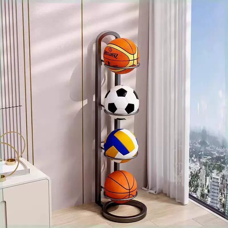 Basketball Storage Rack, Household Ball Storage Rack, Multi-Layer Display Rack, Children's Indoor Sports Equipment Landing Rack